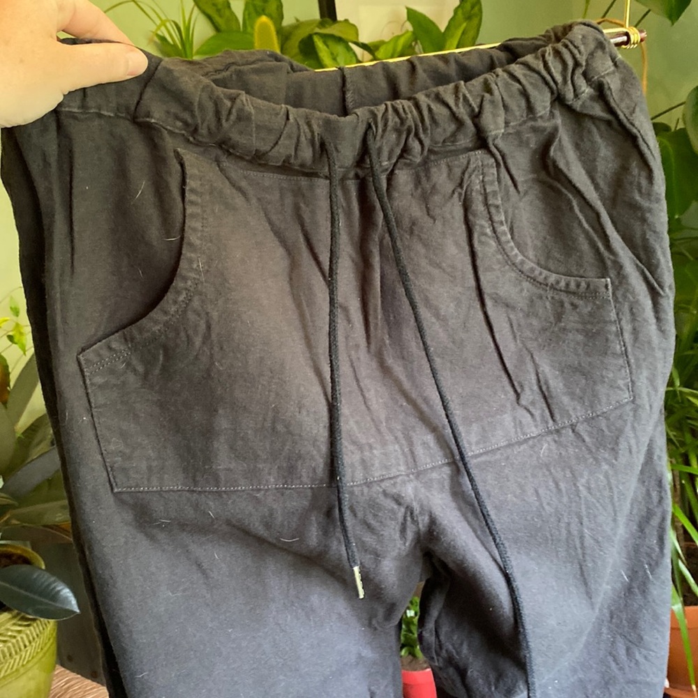 BDG jogger style pants, size medium, faded black